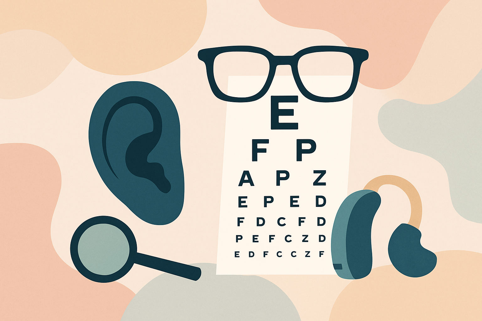 Cover image for Vision and hearing health in later life